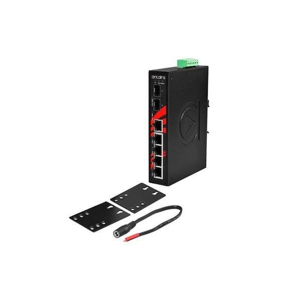 7-Port Industrial Gigabit PoE+ Unmanaged Ethernet Switch